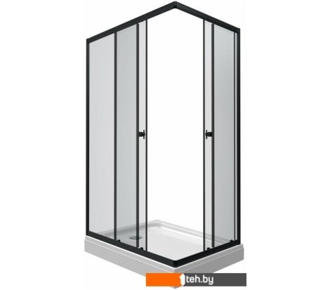  - Душевые кабины Triton Вента Блэк А1 120х80 (прозрачное стекло) - Вента Блэк А1 120х80 (прозрачное стекло)