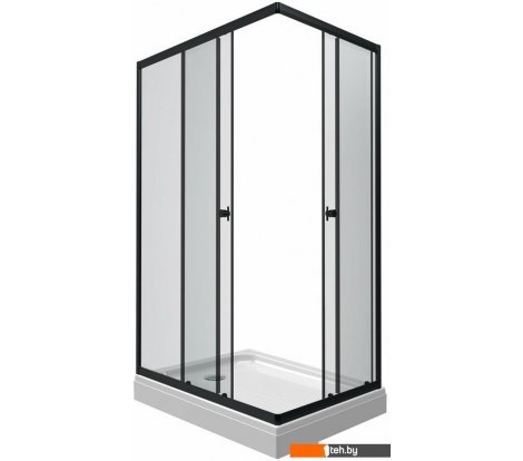  - Душевые кабины Triton Вента Блэк А1 120х80 (прозрачное стекло) - Вента Блэк А1 120х80 (прозрачное стекло)