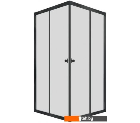  - Душевые кабины Triton Вента Блэк А1 100х100 без поддона (прозрачное стекло) - Вента Блэк А1 100х100 без поддона (прозрачное стекло)