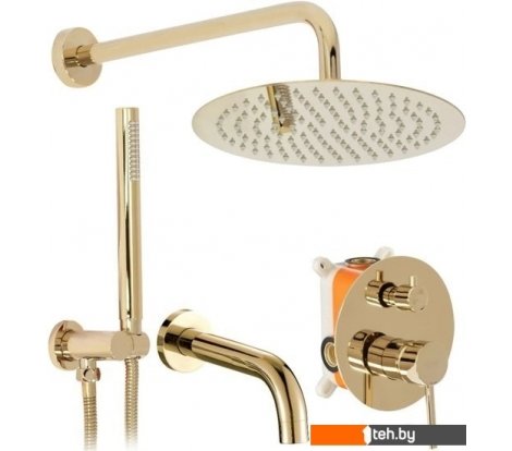  - Душевые системы и гарнитуры Rea Lungo REA-P4125 (золотой) - Lungo REA-P4125 (золотой)