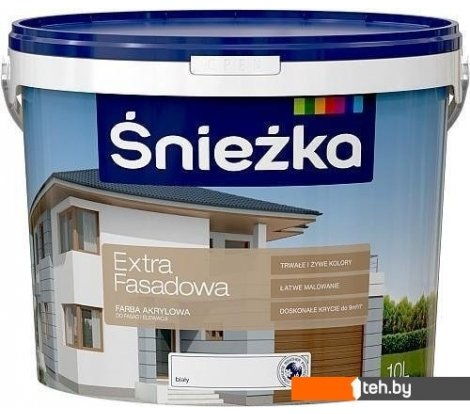  - Краски и эмали Sniezka Extra Fasadowa 5 л (белый) - Extra Fasadowa 5 л (белый)