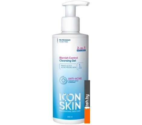  - Косметика по уходу за лицом Icon Skin Гель для умывания 2 в1 Blemish Control 250 мл - Гель для умывания 2 в1 Blemish Control 250 мл