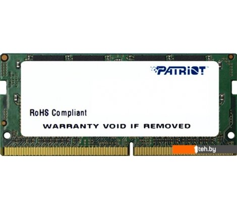  - Оперативная память Patriot Signature Line 16GB DDR4 SODIMM PC4-19200 PSD416G24002S - Signature Line 16GB DDR4 SODIMM PC4-19200 PSD416G24002S