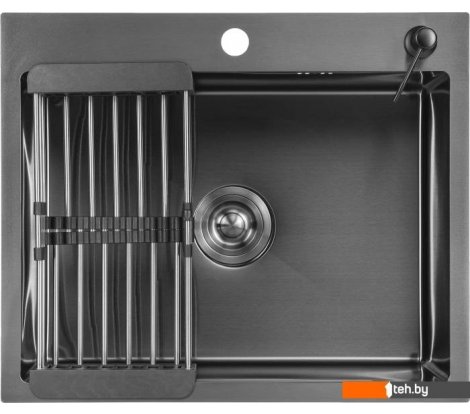  - Кухонные мойки Saniteco 6050 Nano (с сифоном, дозатором и коландером) - 6050 Nano (с сифоном, дозатором и коландером)