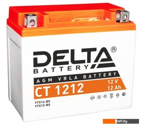  - Мотоциклетные аккумуляторы Delta CT 1212 (12 А·ч) - CT 1212 (12 А·ч)