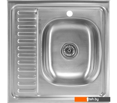  - Кухонные мойки Saniteco 6060-R (с сифоном) - 6060-R (с сифоном)