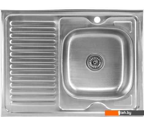 - Кухонные мойки Saniteco 8060S-R (с сифоном) - 8060S-R (с сифоном)