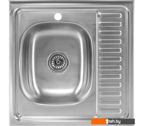  - Кухонные мойки Saniteco 6060-L (с сифоном) - 6060-L (с сифоном)