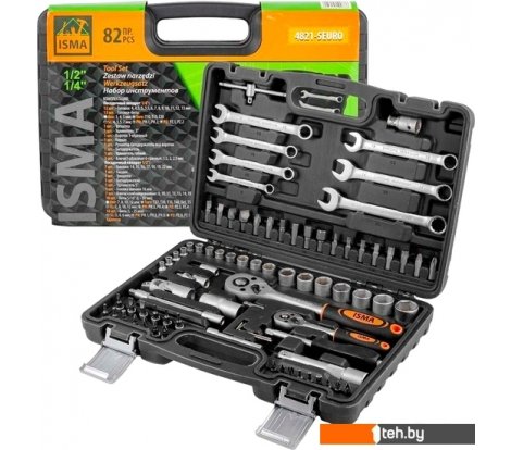  - Наборы инструментов ISMA 4821-5EURO (82 предмета) - 4821-5EURO (82 предмета)