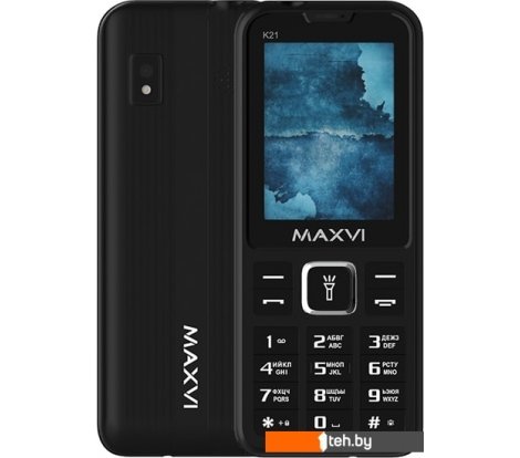  - Мобильные телефоны Maxvi K21 (черный) - K21 (черный)
