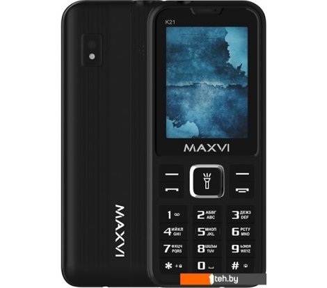  - Мобильные телефоны Maxvi K21 (черный) - K21 (черный)