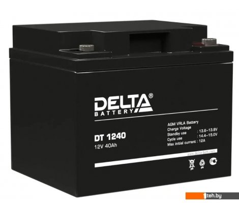  - Аккумуляторы для ИБП Delta DT 1240 (12В/40 А·ч) - DT 1240 (12В/40 А·ч)