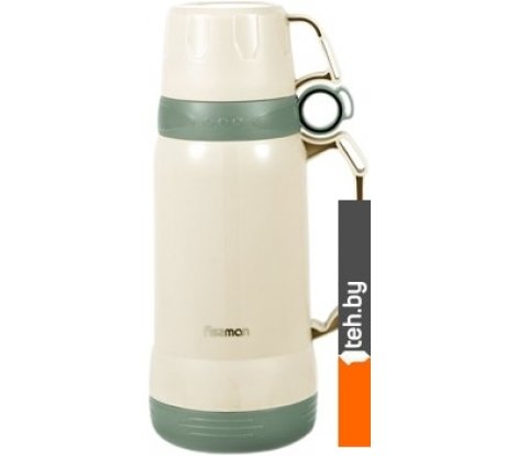 - Термосы, термокружки и многоразовые стаканы Fissman 19839 1л (бежевый) - 19839 1л (бежевый)