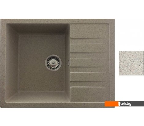 - Кухонные мойки БелЭворс Vega (темно-бежевый) - Vega (темно-бежевый)