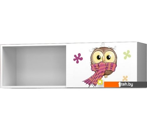  - Полки, стеллажи, системы хранения Премиум Смарти 110x31.6x34 см (белый/совята) - Смарти 110x31.6x34 см (белый/совята)