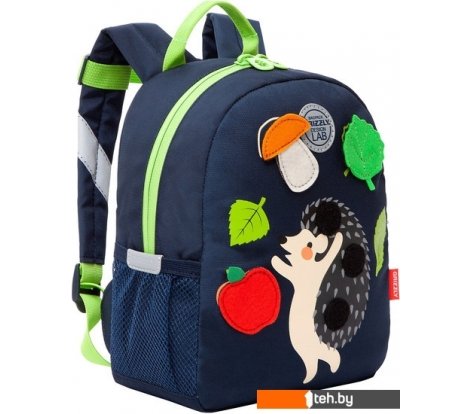  - Рюкзаки Grizzly RS-374-1 (синий) - RS-374-1 (синий)