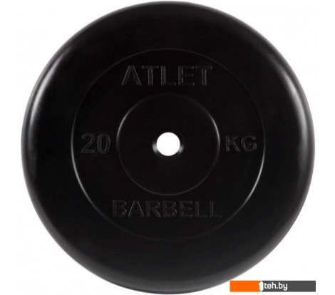  - Гантели, гири, штанги MB Barbell Атлет 51 мм (1x20 кг) - Атлет 51 мм (1x20 кг)