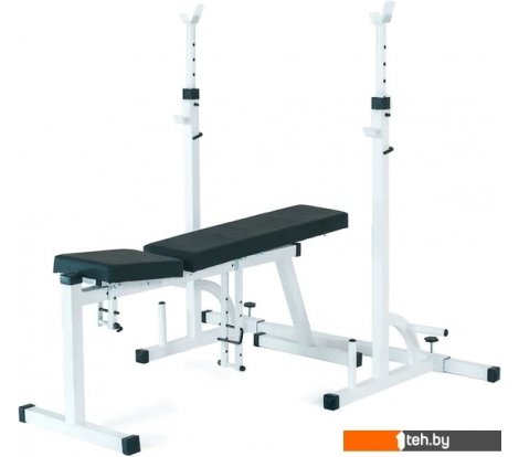  - Силовые тренажеры Пионер со стойками под штангу (белый) - со стойками под штангу (белый)