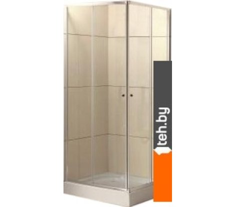  - Душевые кабины BelBagno UNO-195-AH-2-100/80-C-Cr (прозрачное стекло) - UNO-195-AH-2-100/80-C-Cr (прозрачное стекло)