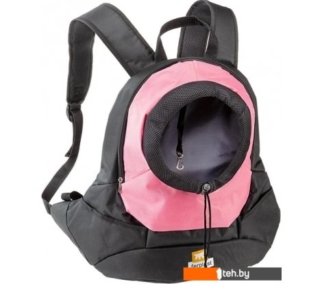  - Сумки, переноски для животных Ferplast Kangoo L 85748316 (черный/розовый) - Kangoo L 85748316 (черный/розовый)