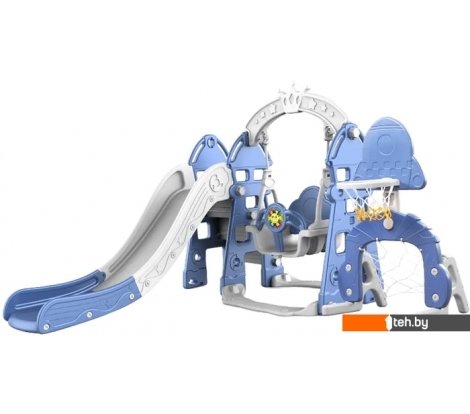  - Детские спортивные комплексы и игровые площадки Pituso Замок L-DT05 (синий/серый) - Замок L-DT05 (синий/серый)