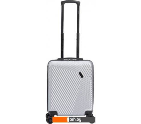  - Чемоданы, сумки-тележки Torber T1919S 55 см (серебристый) - T1919S 55 см (серебристый)
