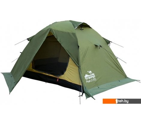  - Палатки TRAMP Peak 2 v2 (зеленый) - Peak 2 v2 (зеленый)