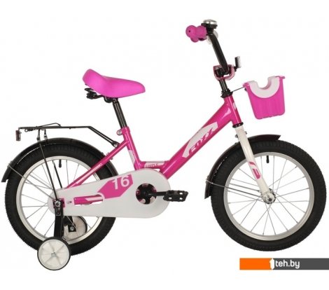  - Детские велосипеды Foxx Simple 16 2021 (розовый) - Simple 16 2021 (розовый)