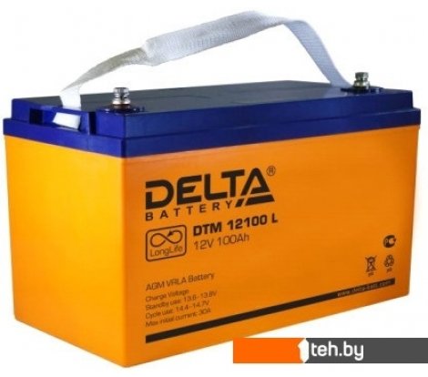  - Аккумуляторы для ИБП Delta DTM 12100 L (12В/100 А·ч) - DTM 12100 L (12В/100 А·ч)