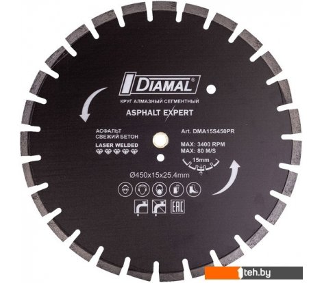  - Отрезные диски Diamal DM250P - DM250P