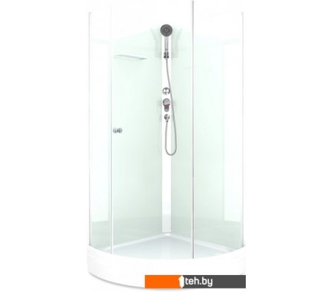  - Душевые кабины Domani-Spa Simple 99 Eco DS01EcSm99LWCl00-V1.2 (белый/прозрачное стекло) - Simple 99 Eco DS01EcSm99LWCl00-V1.2 (белый/прозрачное стекло)