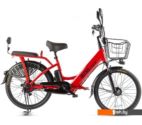  - Электровелосипеды Eltreco Intro Cruise 2023 (красный) - Intro Cruise 2023 (красный)