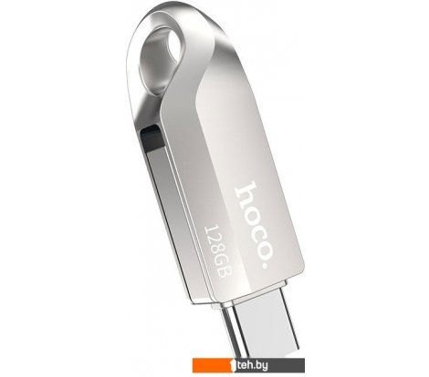  - USB Flash Hoco UD8 128GB (серебристый) - UD8 128GB (серебристый)