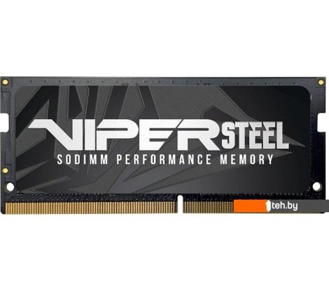  - Оперативная память Patriot Viper Steel 16GB DDR4 SODIMM PC4-21300 PVS416G266C8S - Viper Steel 16GB DDR4 SODIMM PC4-21300 PVS416G266C8S