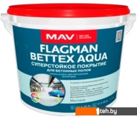  - Краски и эмали Flagman Bettex Aqua 11 л (серый матовый) - Bettex Aqua 11 л (серый матовый)