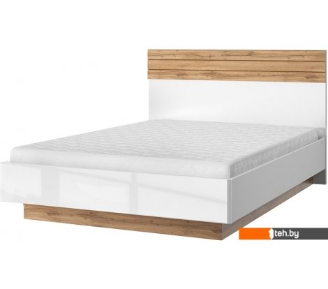 - Кровати Anrex Taurus 140 с ПМ 140x200 (дуб вотан/белый) - Taurus 140 с ПМ 140x200 (дуб вотан/белый)