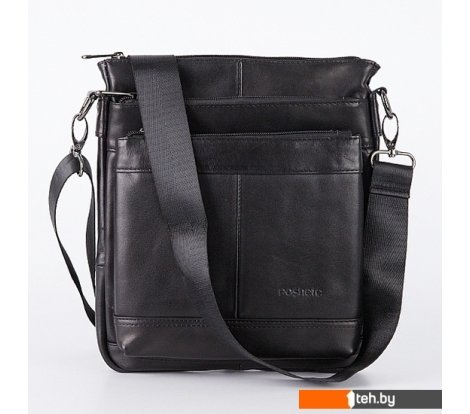  - Женские и мужские сумки Poshete 252-2305-BLK (черный) - 252-2305-BLK (черный)