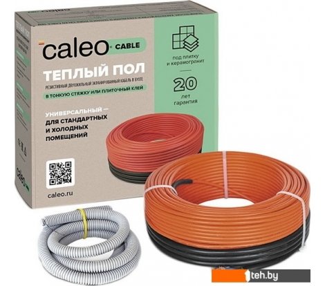  - Теплые полы Caleo Cable 18W-10 1.4 кв.м. 180 Вт - Cable 18W-10 1.4 кв.м. 180 Вт