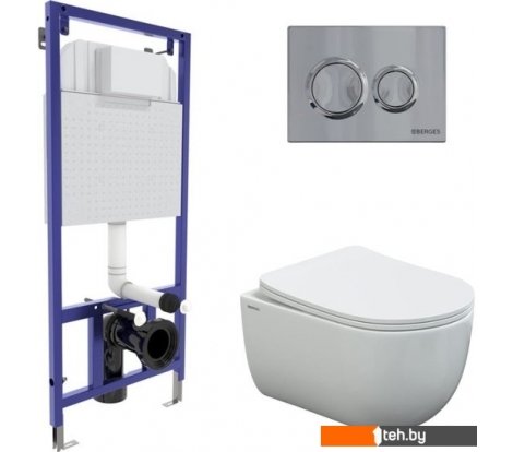  - Унитазы Berges Wasserhaus Ventas Rimless 043241 (с сиденьем) - Ventas Rimless 043241 (с сиденьем)