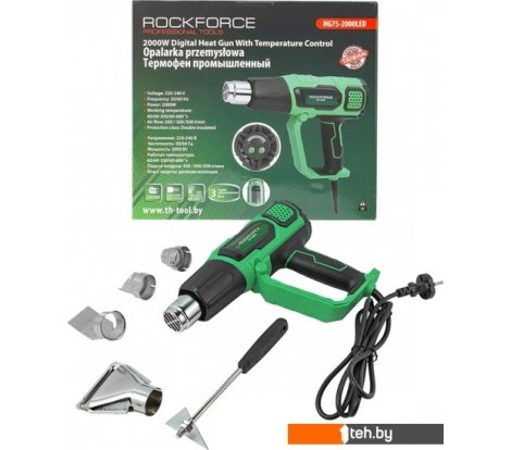  - Промышленные фены RockForce RF-HG75-2000LED - RF-HG75-2000LED