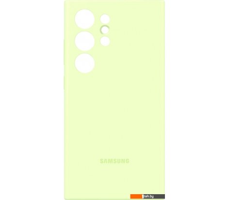  - Чехлы для телефонов Samsung Silicone Case S24 Ultra (лайм) - Silicone Case S24 Ultra (лайм)