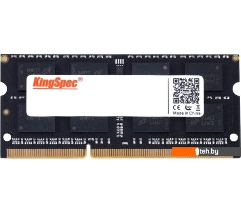  - Оперативная память KingSpec 8ГБ DDR3 SODIMM 1600 МГц KS1600D3N13508G - 8ГБ DDR3 SODIMM 1600 МГц KS1600D3N13508G