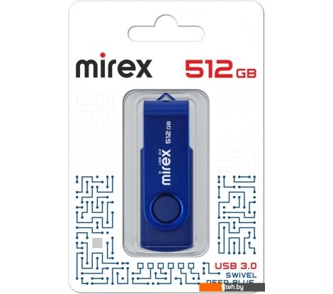  - USB Flash Mirex Color Blade Swivel 3.0 512GB 13600-FM3BS512 - Color Blade Swivel 3.0 512GB 13600-FM3BS512