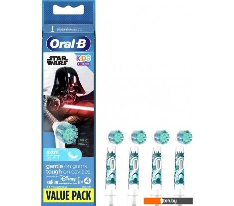  - Аксессуары к товарам для красоты и здоровья Oral-B Kids EB10S Star Wars (4 шт) - Kids EB10S Star Wars (4 шт)