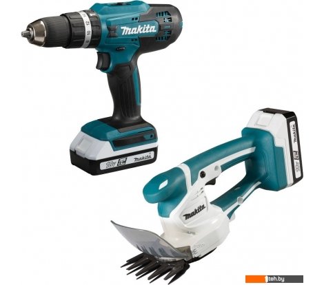  - Наборы электроинструментов Makita DK18B56Y (шуруповерт, кусторез, 2 АКБ) - DK18B56Y (шуруповерт, кусторез, 2 АКБ)