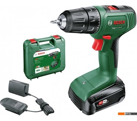  - Шуруповерты, гайковерты, электроотвертки Bosch EasyDrill 18V-40 06039D8004 (с 1-им АКБ, кейс) - EasyDrill 18V-40 06039D8004 (с 1-им АКБ, кейс)