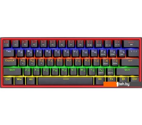 - Клавиатуры Redragon Fizz (черный/красный) - Fizz (черный/красный)
