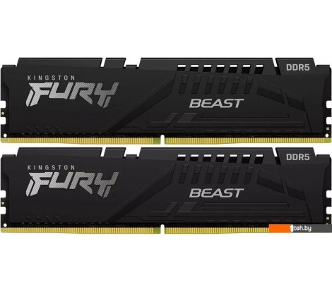  - Оперативная память Kingston FURY Beast 2x8ГБ DDR5 5200МГц KF552C40BBK2-16 - FURY Beast 2x8ГБ DDR5 5200МГц KF552C40BBK2-16