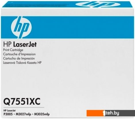  - Картриджи для принтеров и МФУ HP Q7551XC - Q7551XC