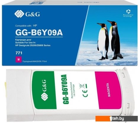  - Картриджи для принтеров и МФУ G&G GG-B6Y09A (аналог HP B6Y09A) - GG-B6Y09A (аналог HP B6Y09A)